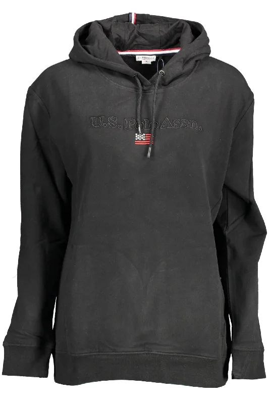 U.S. POLO ASSN. Elegant Hooded Sweatshirt with Contrasting Women's Details