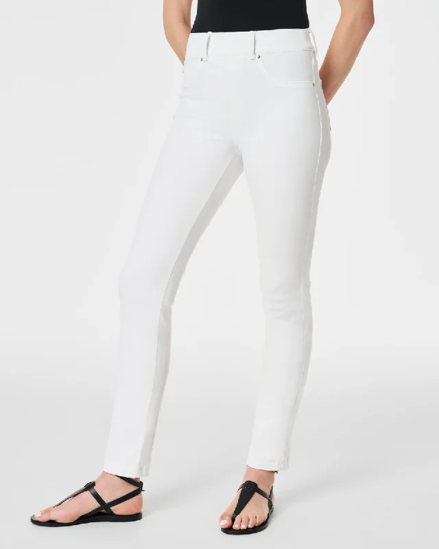 Straight Leg Jeans, White