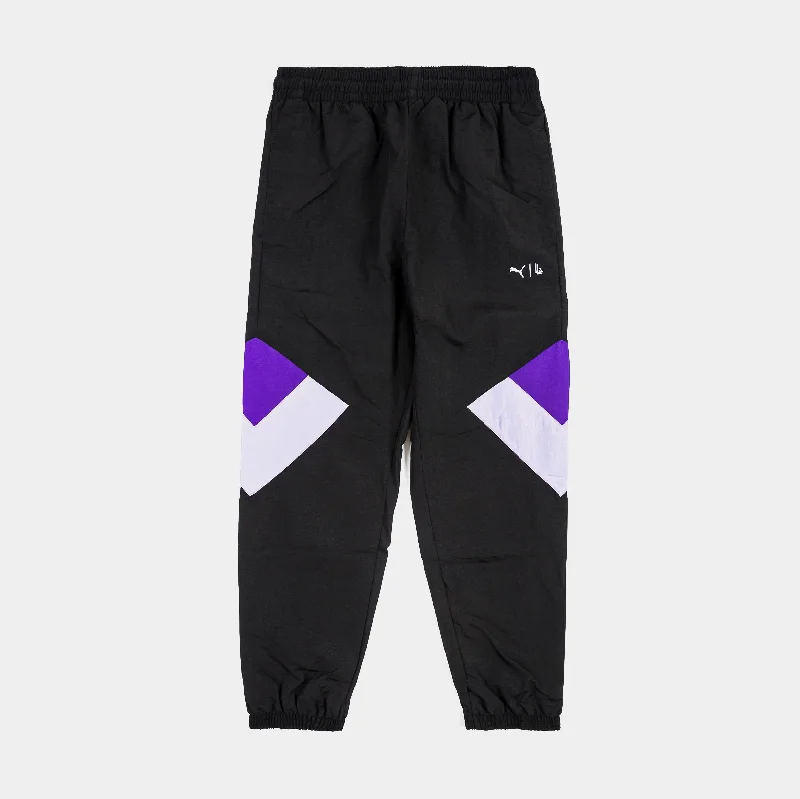 Lauren London Track Womens Pants (Black/Purple)