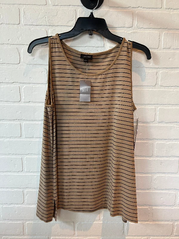 Top Sleeveless Basic By J. Jill In Tan, Size: S