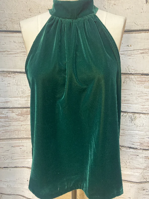 Top Sleeveless By Gap In Green, Size: M